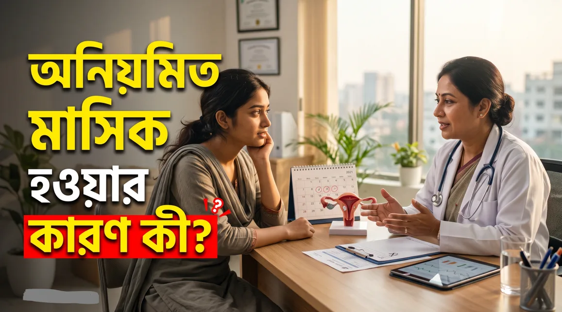 মাসিক অনিয়মিত হওয়ার কারণ কী? লক্ষণ, দীর্ঘমেয়াদী ঝুঁকি ও বাংলাদেশের বাস্তবতায় এর সম্পূর্ণ প্রতিকার
