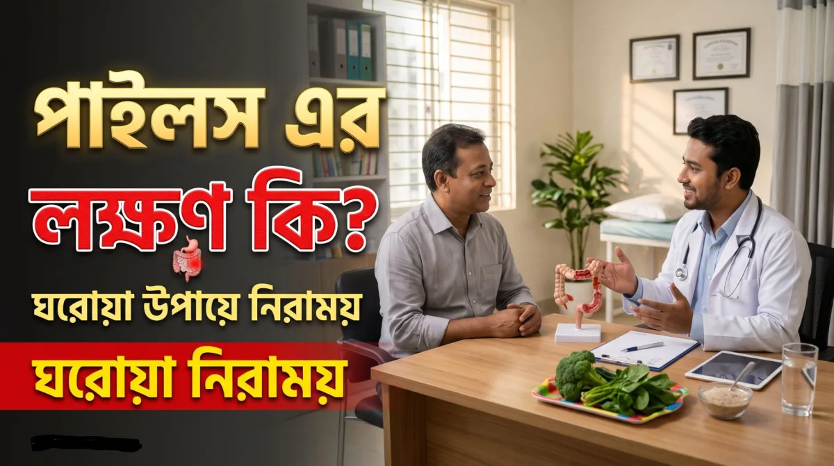 পাইলস এর লক্ষণ কি এবং ঘরোয়া উপায়ে নিরাময়ের উপায় কি? কারণ, বিপদচিহ্ন ও বাংলাদেশের বাস্তবতায় আধুনিক চিকিৎসা