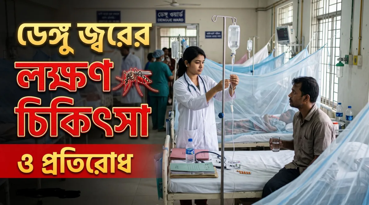 ডেঙ্গু জ্বরের লক্ষণ, চিকিৎসা ও প্রতিরোধ: প্লাটিলেট আতঙ্ক বনাম প্লাজমা লিকেজের আসল সত্য ও বাংলাদেশের বাস্তবতায় সম্পূর্ণ গাইড